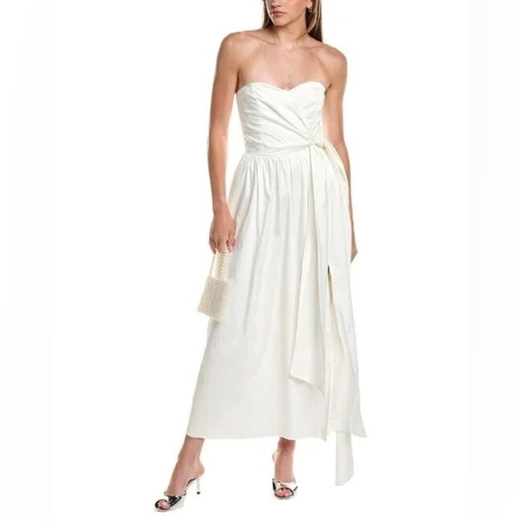 French Connection Florida Summer strapless dress size 10 - Picture 1 of 6